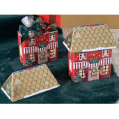 Cutie Craciun metal multicolor cm 15,5 x 9 x 18 H