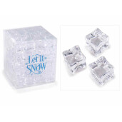 Set 80 cuburi gheata decorativa 2x2x2 cm