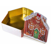 Set 3 cutii decor Craciun metal multicolor 15x17x6 cm