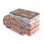 Cutie Craciun metal multicolor Masinuta cm 22 x 9,5 x 11 H
