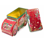 Cutie Craciun metal Masinuta cm 22 x 9,5 x 11 H