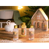 Set 3 geluri dus, cadou Craciun cm 15 x 4 x 19 H, 3x80 ml