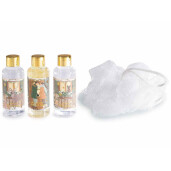 Set 3 geluri dus, cadou Craciun cm 15 x 4 x 19 H, 3x80 ml