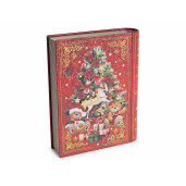Cutie Craciun metal multicolor cm 15 x 19,5 x 4 H