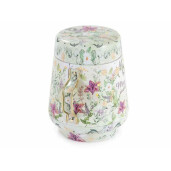 Cutie depozitare metal multicolor Ceainic cm 16 x 11 x 14 H