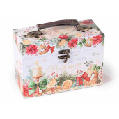 Cufar lemn multicolor 20x9x18  cm
