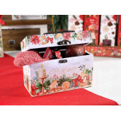 Cufar lemn multicolor 20x9x18  cm