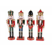 Set 4 figurine Spargatorul de Nuci lemn multicolor 8.5x8x31 cm
