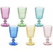 Set 6 pahare sticla Ø 8,5 cm x 16,5 H