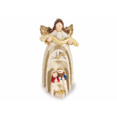 Figurina religioasa polirasina multicolora cm 6 x 4 x 10,5 H