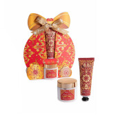 Set 2 creme maini, 2 creme picioare, cadou Craciun cm 18 x 5 x 23 H, 30 ml, 60 ml