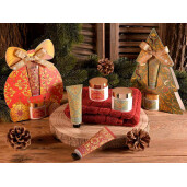 Set 2 creme maini, 2 creme picioare, cadou Craciun cm 18 x 5 x 23 H, 30 ml, 60 ml