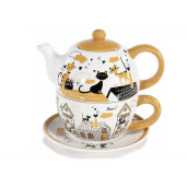 Set ceasca, ceainic  17,5 x 11,5 x 16 H, Ø 11,5 x 6,5 H 