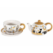 Set ceasca, ceainic  17,5 x 11,5 x 16 H, Ø 11,5 x 6,5 H 