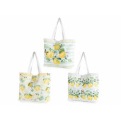 Set 3 sacose cumparaturi textil multicolor Lamai 58x15x72H