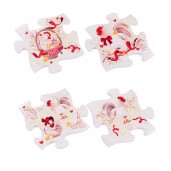 Set 24 suporturi pahare ceramica 11x11 cm