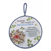 Set 4 suporturi vase fierbinti ceramica multicolora 19,5 x 19,5 x 1,5 H