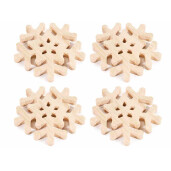 Set 8 suporturi pahare lemn natur 10x10 cm