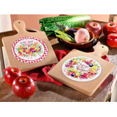 Set 2 suporturi vase fierbinti pluta ceramica multicolora 2 x 19 x 28,5 H