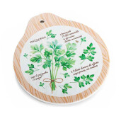 Set 4 suporturi vase fierbinti pluta ceramica Plante aromatice cm 19,5 x 22 H