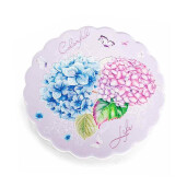 Suport vase fierbinti pluta ceramica multicolora Hortensii III Ø 18 cm