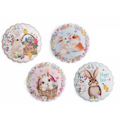 Set 4 suporturi Paste vase fierbinti ceramica multicolora Ø 18 cm