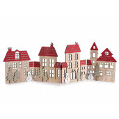 Decoratiune Craciun Orasel 59.5x20 cm