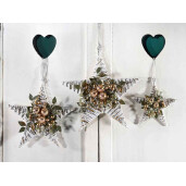 Set 3 Stelute decorative 30x30 cm, 25x25 cm, 17x17 cm