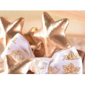 Set 6 stelute aurii 3.5x10 cm