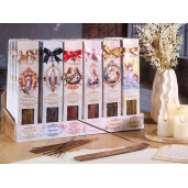 Set 30 betisoare parfumate cu suport lemn aroma Chihlimbar si Ghimbir cm 25,5 H
