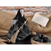 Figurina Vrajitoare textil multicolor Ø 10 cm x 16 H