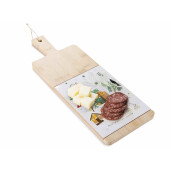 Platou Craciun lemn ceramica multicolor 15x42.5 cm