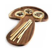 Set 2 tavi decorative lemn maro cm 27 x 35 H, 25 x 35 H