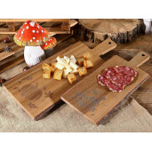 Platou servire lemn acacia maro 14,5 x 35 H