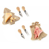 Set 2 platouri Craciun 16x21.5 cm, 13 cm
