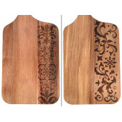 Set 2 platouri servire lemn 18,5 x 40 H, 14 x 30 H