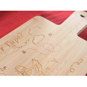 Set 2 platouri servire lemn 40 x 15 H