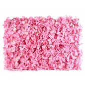 Set 3 panouri flori artificiale multicolore 59x40 cm