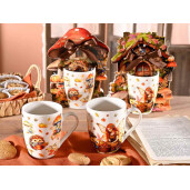 Cana portelan in cutie cadou Autumn Ø 8 cm x 10,5 H, 300 ml