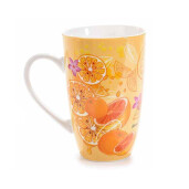 Cana ceai cu infuzor, portelan in cutie cadou Ø 8,5 cm x 13,5 H, 450 ml