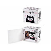 Set 2 cani in cutie cadou portelan Pisicute 9x9 cm, 400 ml