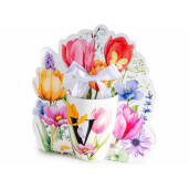 Cana portelan multicolor in cutie cadou litera V Ø 8 cm x 10,5 H, 300 ml