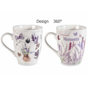 Set 6 cani portelan Lavanda 8.5x10.5 cm, 350 ml