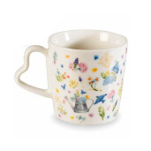 Set 6 cani portelan Flori de Camp 9.5x9 cm, 350 ml