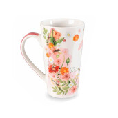 Set 4 cani portelan Bee Honey 9x15 cm, 500 ml