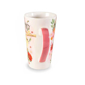 Set 4 cani portelan Bee Honey 9x15 cm, 500 ml