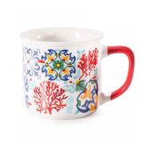 Set 2 cani portelan Majolica in cutie cadou  Ø 8,5 cm x 8,5 H, 300 ml