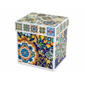 Cana portelan cu infuzor ceai in cutie cadou Majolica III Ø 8 x 10,5 H, 350 ml