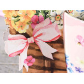 Set 8 cani portelan Wild Flowers 8.5x10.5 cm, 350 ml