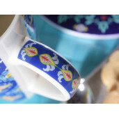 Set 8 cani portelan Maiolica 9x15 cm, 450 ml